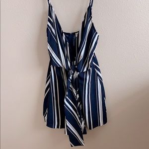 Striped boutique romper
